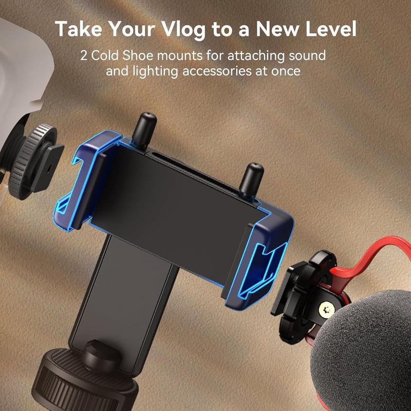 SmallRig VK-20 Univerzális Vlogger Készlet iPhone és Samsung Telefonokhoz, YouTube és TikTok Videózáshoz