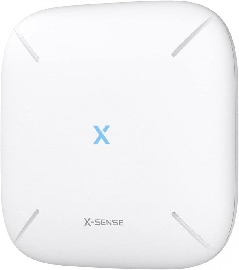 X-Sense SBS50 Okosotthon Központi Egység - Kompakt Fehér Dizájn, 2.4GHz Wi-Fi, 2in1 Némító/Párosító Gomb, 100dB Riasztás, 50 Eszköz Kezelése