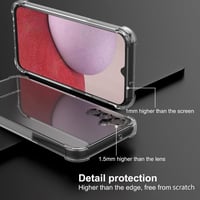 Samsung Galaxy A14 5G átlátszó tok - Megerősített sarokkal, karcolásgátló, ütésálló 5