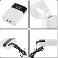 IWILCS USB Akvárium Levegőpumpa - Hordozható, Csendes, 2x3L/perc, 2 Kimenettel 6