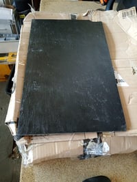 Placă din ardezie naturală APS 1001 GN 1/1, 53x32,5 cm, grosime 6-9 mm — suprafață zgâriată, colțuri rupte (stare: vezi a 2-a fotografie) 2