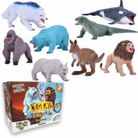 #sbabam Legend of Animals Fire vs Ice Naťahovacie zvieratká Funny Box figúrka detská hracia súprava (Gorila, Kosatka, Lev, Ľadový medveď) — 1 ks v balení 2