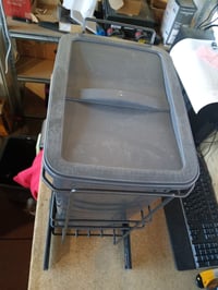 Emuca kuchynský kôš na triedený odpad 35 l, montáž na dno, manuálny výsuv, antracitovo sivý plast 3