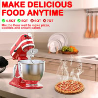 KitchenAid dagasztókar - rozsdamentes acél spirál tartozék 4.5/5QT robotgéphez, mosogatógépben mosható 5