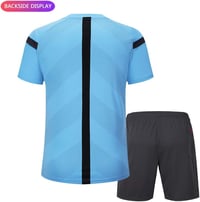 Adidas Kék Játékvezetői Mez Férfi S-es Poliészter Rövid Ujjú - Bontott 3
