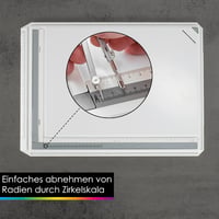 OfficeTree Professzionális Műszaki Rajztábla Szett 37x50cm - 7 Részes Precíziós Készlet Táskával 5