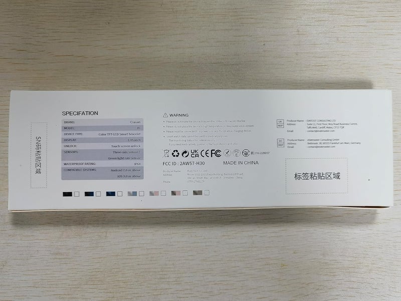 Csasan 1,85" HD okosóra telefonos funkcióval, 112 sportmóddal, IP68 vízálló, fekete