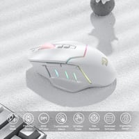 Redragon M690 PRO Vezeték nélküli Fehér Gamer Egér 8000 DPI 8 Makrógombbal 3