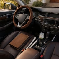 Auto paket udobnosti: smeđa navlaka volana + 2x ispuna za sjedala + etui za dokumente + čistač kabine 1