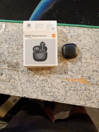 Xiaomi Redmi Buds 8 Active TWS Bluetooth fülhallgató, fekete, 37 órás akkumulátor, IP54, 14,2 — USB kábel nélkül (állapot: lásd a 2. képet) 2