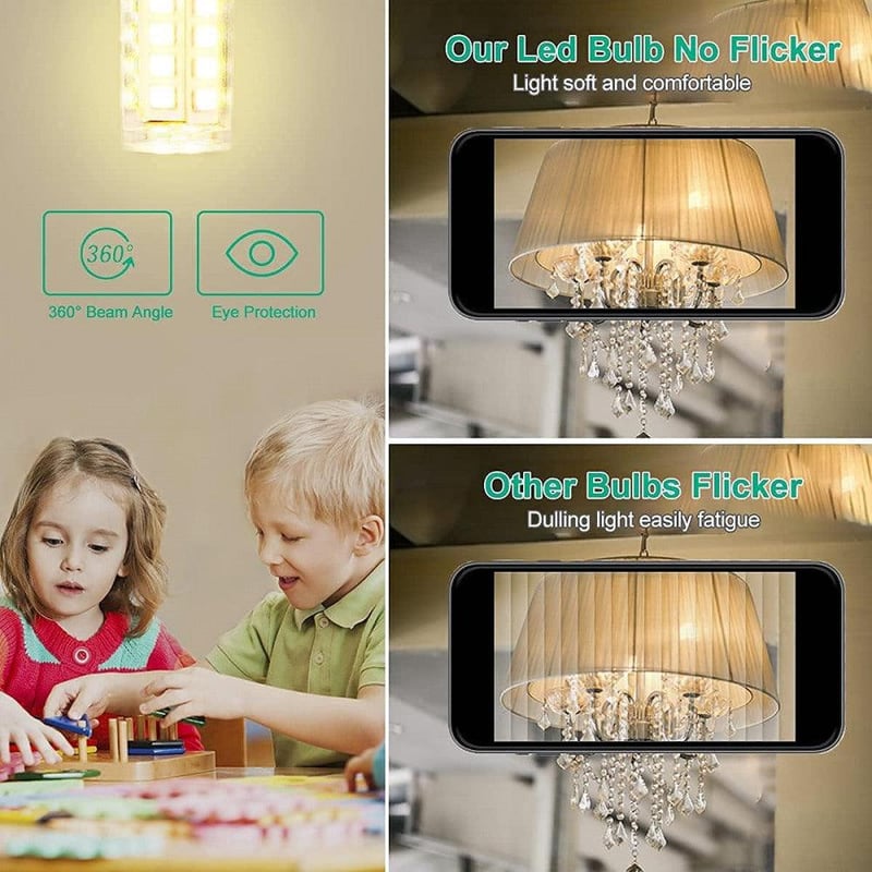 Tailcas G9 LED Izzó 3.5W Meleg Fehér 3000K 5db Csomag