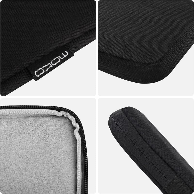 MoKo univerzális tablet tok 9-11" iPad, Galaxy Tab és Surface készülékekhez - Fekete
