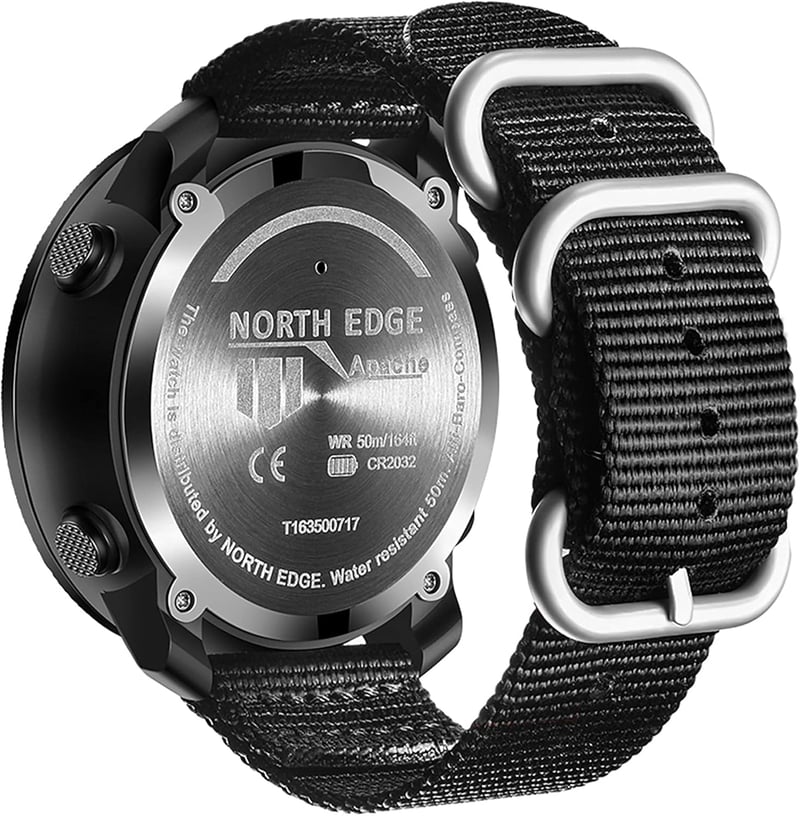 NORTH EDGE taktikai túraóra - digitális, vízálló, magasságmérő, iránytű