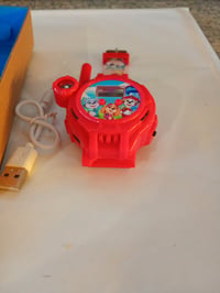 Set 2 ceasuri walkie-talkie Lexibook PAW Patrol DMWTW1PA – defecte, funcționează parțial: ceasul roșu este rupt/deteriorat (stare: vezi imaginea 2) 2
