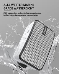 Inwa Bluetooth Kültéri Hangszóró Szett, 400W, IPX5 Vízálló, Vezeték Nélküli Hangrendszer Kertbe és Teraszra, 2 db, Sync Speaker Funkcióval,  4