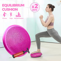 MAGIC SELECT Egyensúlyozó Párna Jógához és Pilateshez - Csúszásmentes Felfújható Fitness Korong Testtartásjavításhoz, 33 cm 2