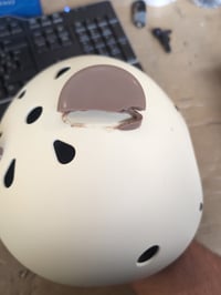 Cască de bicicletă pentru copii KORIMEFA, model ursuleț panda, pentru băieți de 1-8 ani — ureche dreaptă ruptă (stare: vezi a 2-a poză) 2