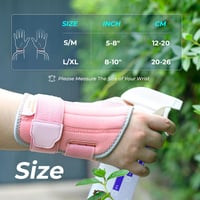 CURECARE Csukló Támasz 2in1 Fém Stabilizátor Karpális Alagút Szindróma Enyhítésre S/M Jobb 6