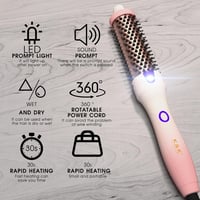 Keratin Protect K&K ionos hőkefe 32mm - hajegyenesítő és göndörítő 4