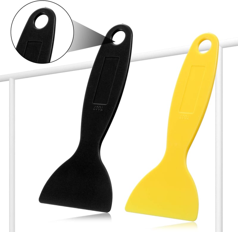 Mudder 12 db-os 3D Nyomtató Spatula Készlet - Műanyag Kaparó Eszköz Légbuborék Eltávolításhoz, Gyantához, Vinyl Fóliához, Gletteléshez - Fek
