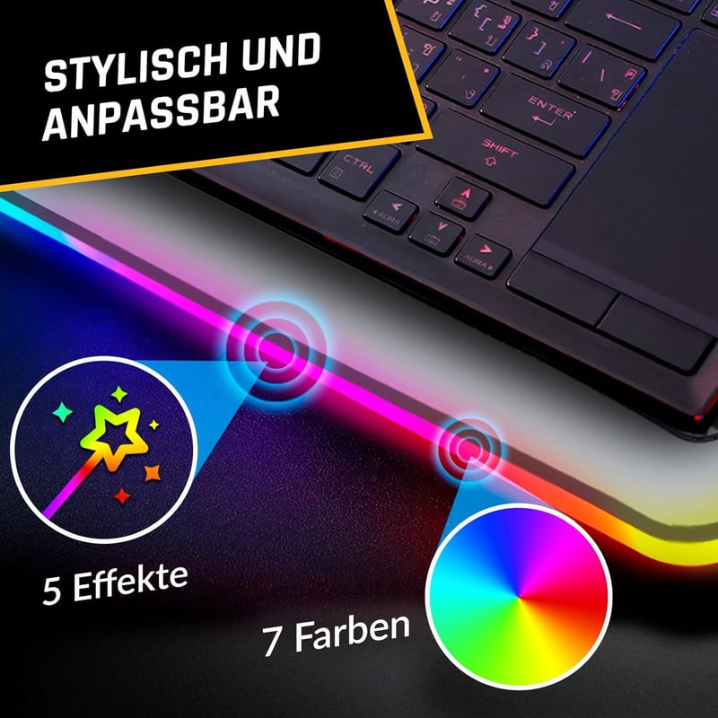 KLIM Ultimate Bianca RGB Laptop Hűtő 11-17" - Új 2024 Gamer Modell, Mac/PS4/PS5/Xbox Kompatibilis