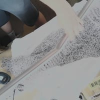 Perdea anti-insecte din lanț de aluminiu CHAWNIAO pentru ușă 90x200 cm — defectă, pentru piese: Bara de susținere a perdelei este îndoită (stare: vezi imaginea nr. 2) 2