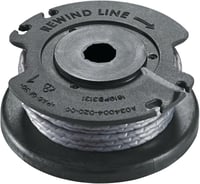 Bosch EasyGrassCut Pótdob Szegélynyíróhoz - 4m Damil, 1,6mm Vastagság, Zöld, Elektromos Fűszegélynyírókhoz Kompatibilis 1
