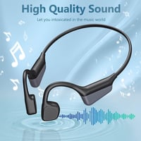 Zruhig Bluetooth Csontvezető Fülhallgató - Nyitott, Vízálló, Mikrofonos Sportfejhallgató Futáshoz 4