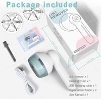 Elektromos Bolytalanító USB Töltéssel - 2 Pótfejjel Ruhákhoz, Pulóverekhez 7