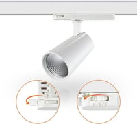 LED spotlámpa 30 W-os sínes spotlámpa 3 fázisú áramsínekhez 2800 lm Meleg fehér 3000 K 3