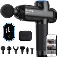 RENPHO Bluetooth Masszázspisztoly Applikációval, 2500mAh Akkumulátorral 1