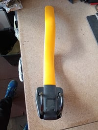 Blocator volan auto Stoplock Pro Professional - Sistem antifurt de siguranță pentru volan, galben-negru 3