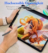iPad és Android kompatibilis érintőceruza - Kenkor mágneses, 1,5 mm-es hegyű, USB-C töltésű stylus (fekete) 5