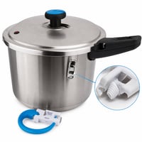 Oală sub presiune SEB ClipsoMinut Easy din oțel inoxidabil, 9 litri — filet deteriorat la unul dintre mânere, mânerul cade (produs resigilat/outlet) 1