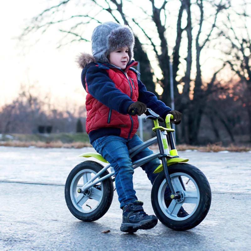 West Biking Téli Gyerek Kerékpáros Kesztyű - Érintőképernyős, Csúszásgátló, 2-9 Éveseknek