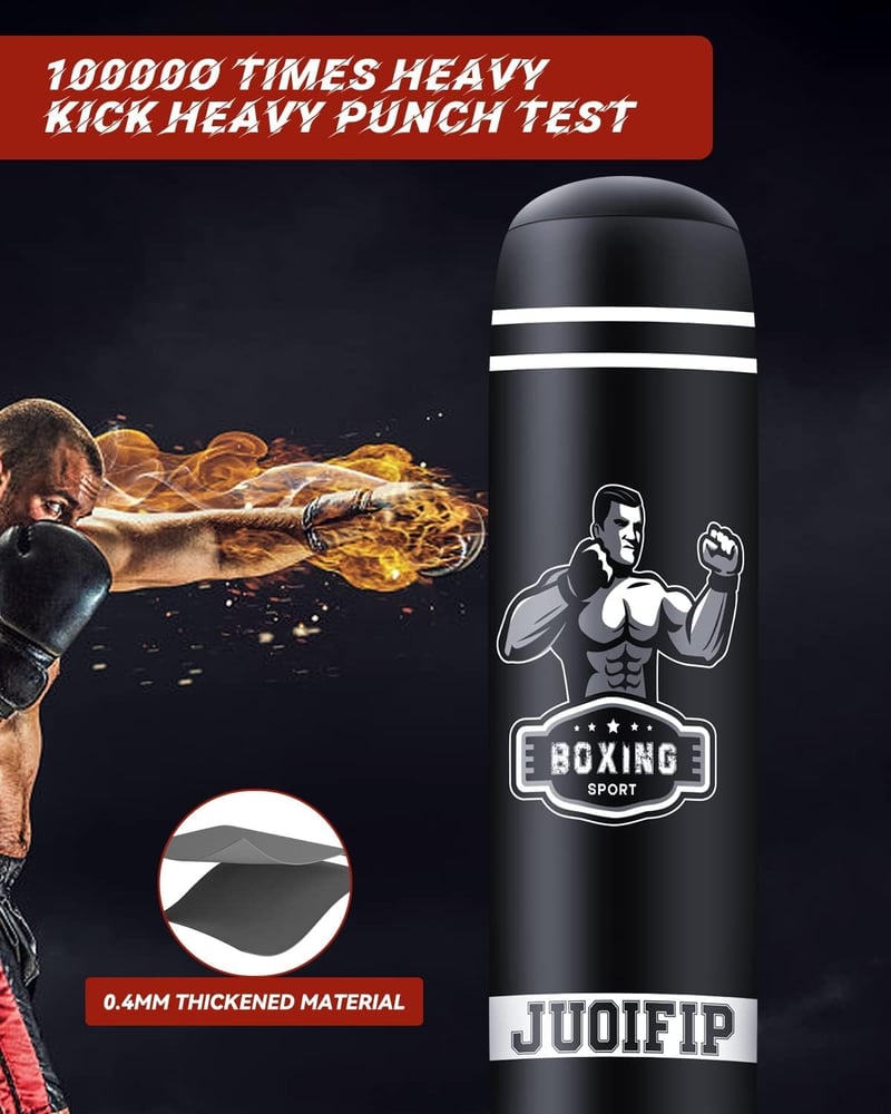 Álló boxzsák felnőtteknek - 175 cm-es NZQXJXZ edzőállvány MMA és thai box gyakorláshoz