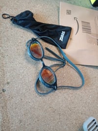 Ochelari de înot pentru adulți Zoggs Predator cu protecție UV, strat anti-aburire, Ultra-Fit — lentile pătate (stare: vezi a 2-a imagine) 2