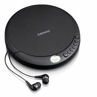 Player CD portabil Lenco CD-010 cu căști și cablu de încărcare USB - negru — fără cablu de încărcare (stare: vezi a 2-a fotografie) 1