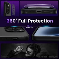 ORNARTO iPhone 14 Pro Max Védőtok - Matt Fekete Ujjlenyomatmentes Csúszásgátló Tok Légpárnás Védelemmel, 2 Kamera és 2 Kijelzővédővel

AI: O 4