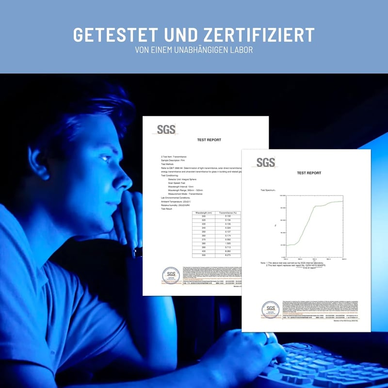 VistaProtect Kékfény Szűrő Monitor Védőszűrő 26-27" Képernyőkhöz - Szemvédelem Fejfájás és Szemfáradtság Ellen - Orvosi Fejlesztésű Monitors