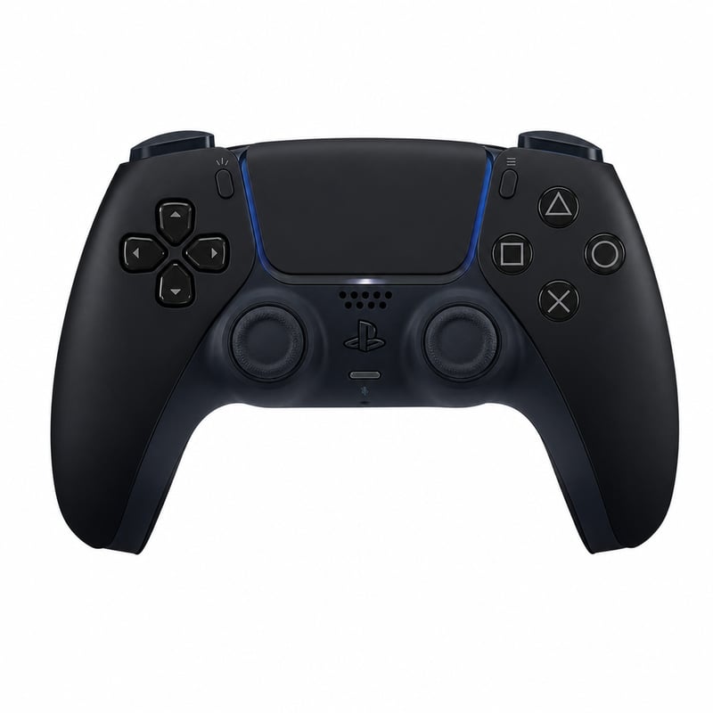 PlayStation DualSense PS5 vezeték nélküli kontroller Midnight Black színben - használt, kábel nélkül, bal analóg (állapot: lásd a 2. képet)