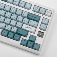 EPOMAKER Iceberg PBT XDA Japán Hiragana Billentyűzet Szett 126 Gombbal, Cherry MX Kompatibilis 6
