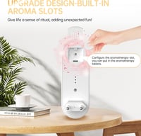 bubbacare Ultrahangos Rovarriasztó 2db - LED Éjszakai Fény, Elektromos Kártevőűző Szúnyog, Egér, Pók Ellen, 1200m² Hatótávolság, Fehér 3