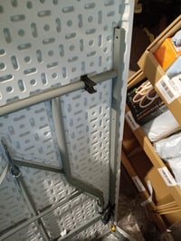 Masă dreptunghiulară pliabilă WERKA PRO 239 x 74 x 74 cm, 10 persoane — șuruburi de fixare lipsă (stare: vezi a 2-a imagine) 2