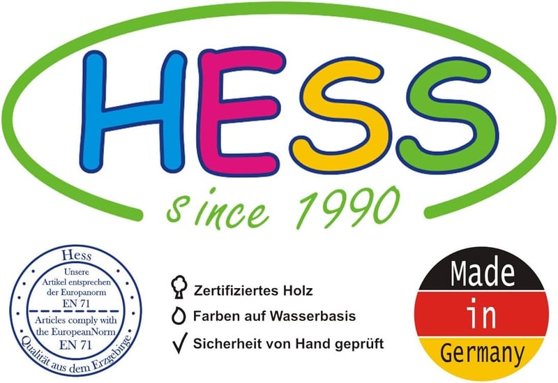 Hess Jungle Fa Gyerek Fogas - 5 Akasztós Dzsungel Mintás Fali Ruhaakasztó Gyerekszobába, 36,99 cm, 400g Teherbírás