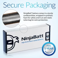 NinjaBatt Laptop Akkumulátor Lenovo IdeaPad G400s G500s G50 Z50 Z70 S410p kompatibilis - L12M4E01 L12L4A02 - Nagy teljesítményű 2200mAh cser 7