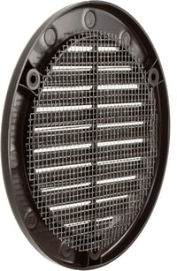 Vent Systems 100 mm Barna Kerek Szellőzőrács Rovarhálóval - Fali és Mennyezeti Szellőzőnyílás Fürdőszobába, Konyhába, Irodába, Garázsba 7