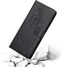 Oppo A91/F15/Reno 3 Lányos Mintás Ütésálló Bőr Flip Tok Vogu'Sana 3