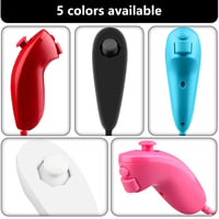 Nintendo Wii Vezetékes Nunchuck Mozgásérzékelős Kontroller - Fekete 5