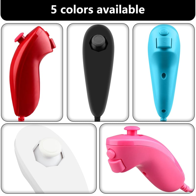 Nintendo Wii Vezetékes Nunchuck Mozgásérzékelős Kontroller - Fekete